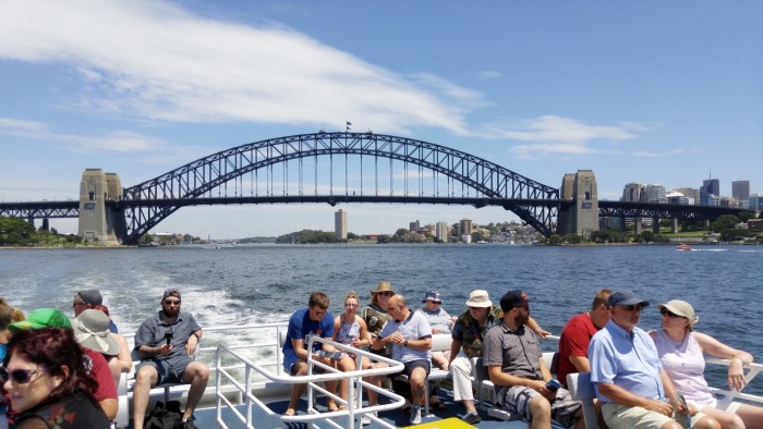 On Ferry in Sydney